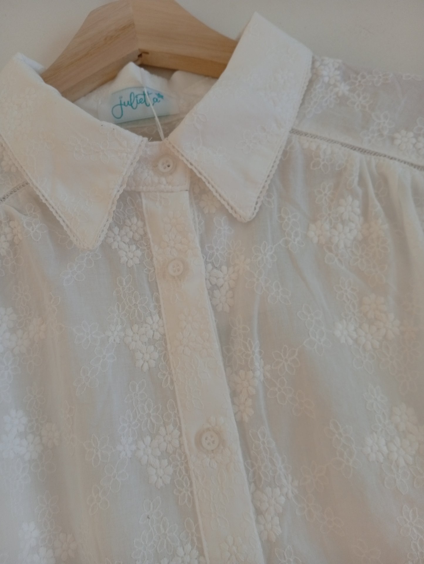 Camisa Modernismo Úrsula blanco
