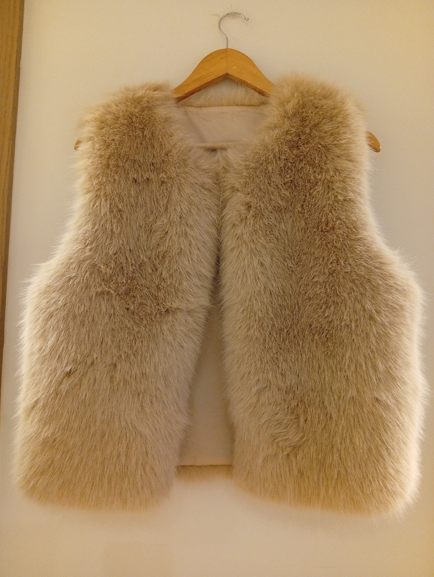 Chaleco Fur beige