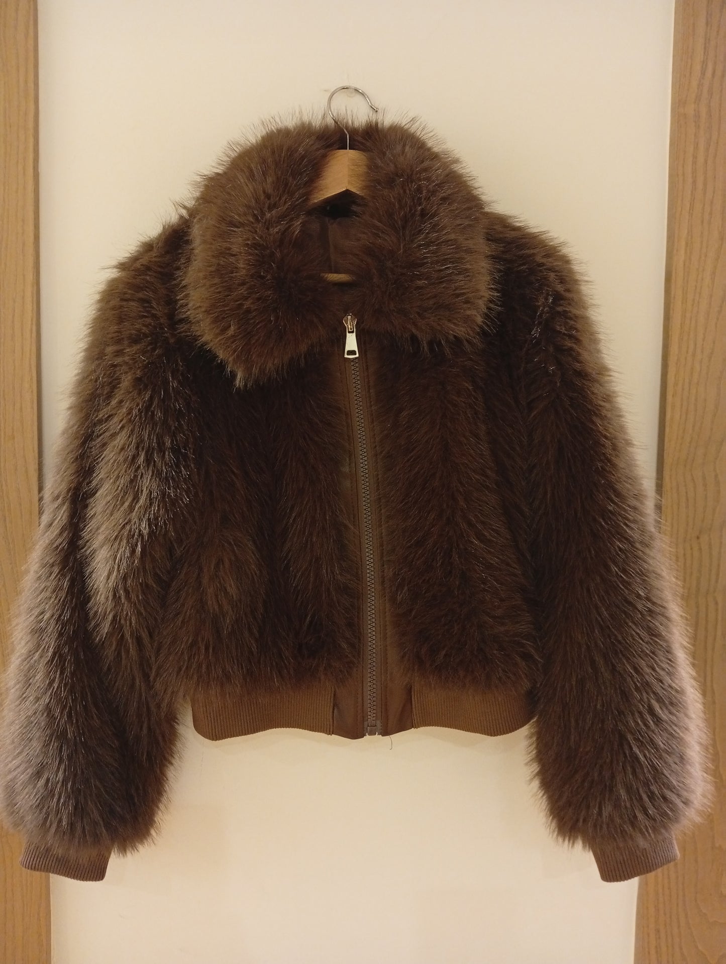 Chaqueta Fur marrón
