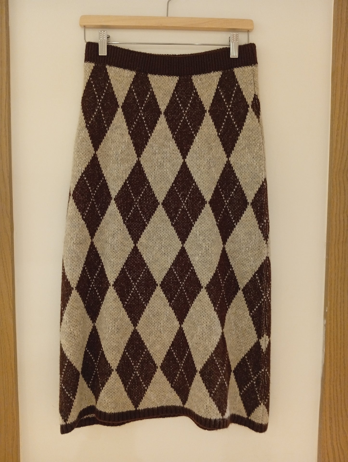 Falda Clara rombos marrón