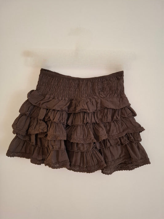 Falda Nerea marrón
