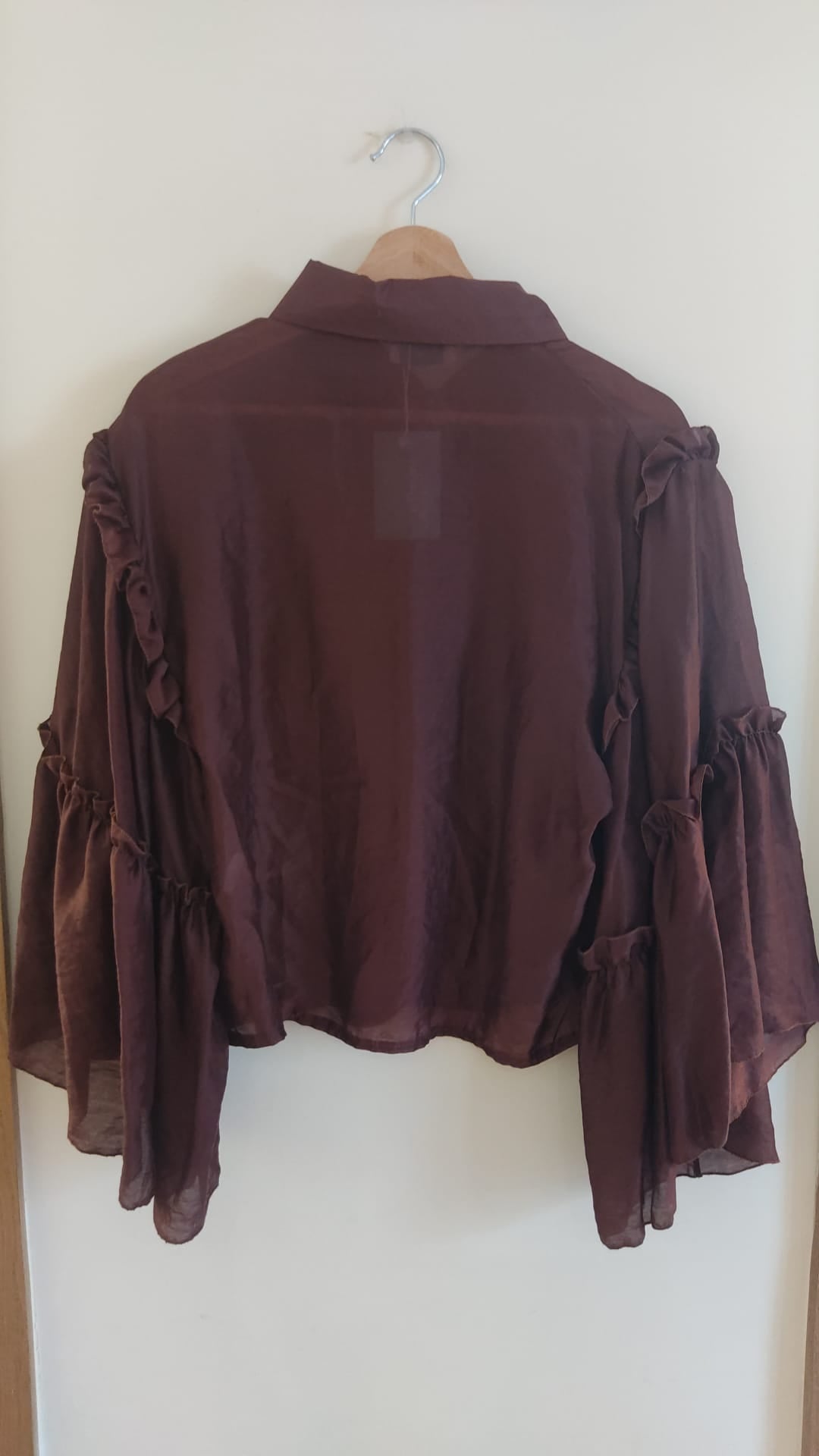 Camisa Bruma color marrón chocolate