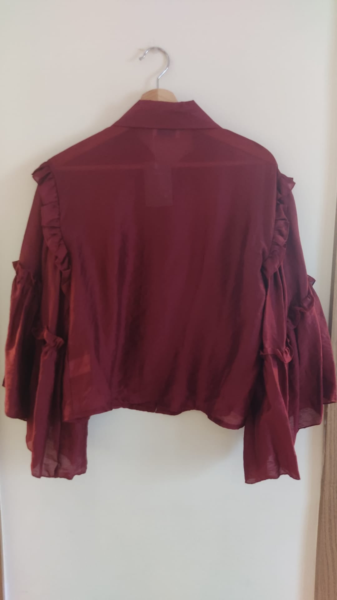 Camisa Bruma color vino