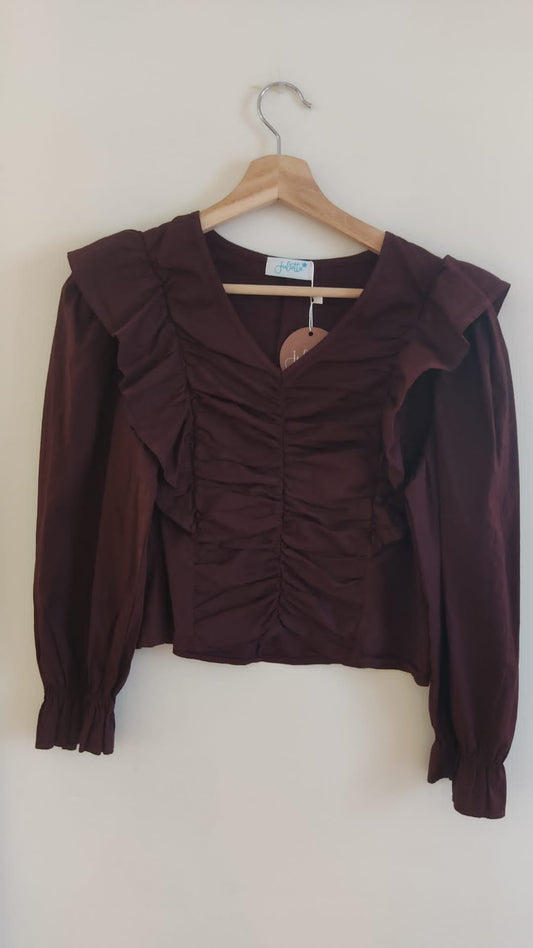 Blusa Matilda color granate