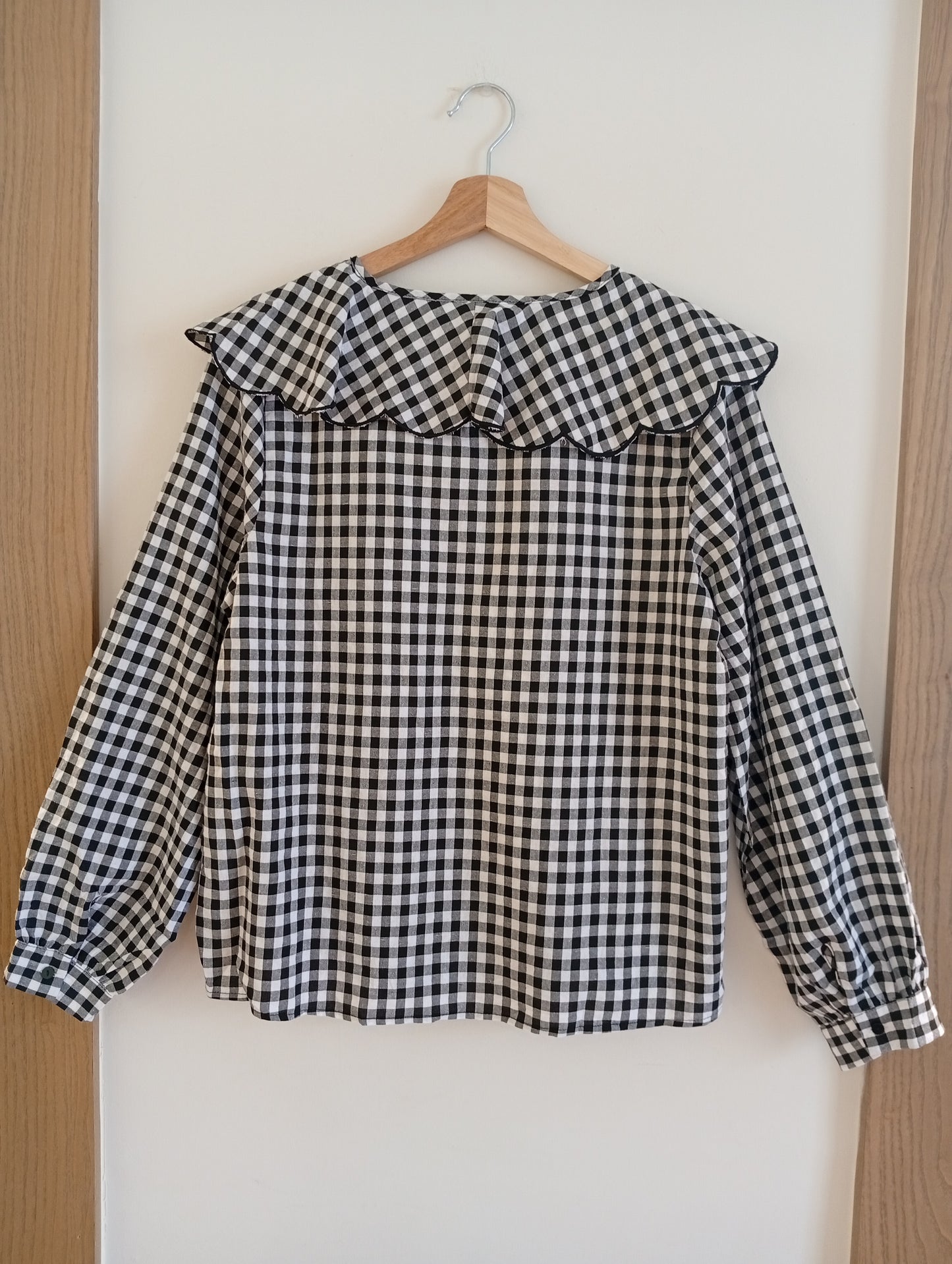 Camisa Vichy Rebel cuadros negro