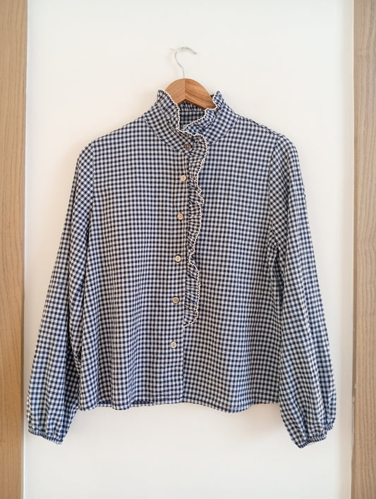 Camisa Suspiro Vichy marino
