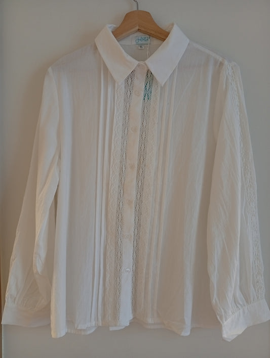 Camisa Modernismo Victoria blanco