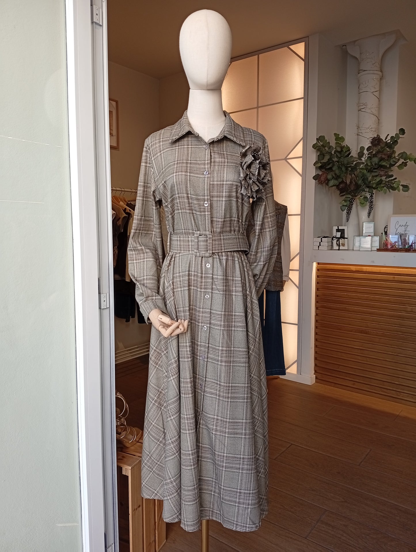 Vestido Hazel geométrico