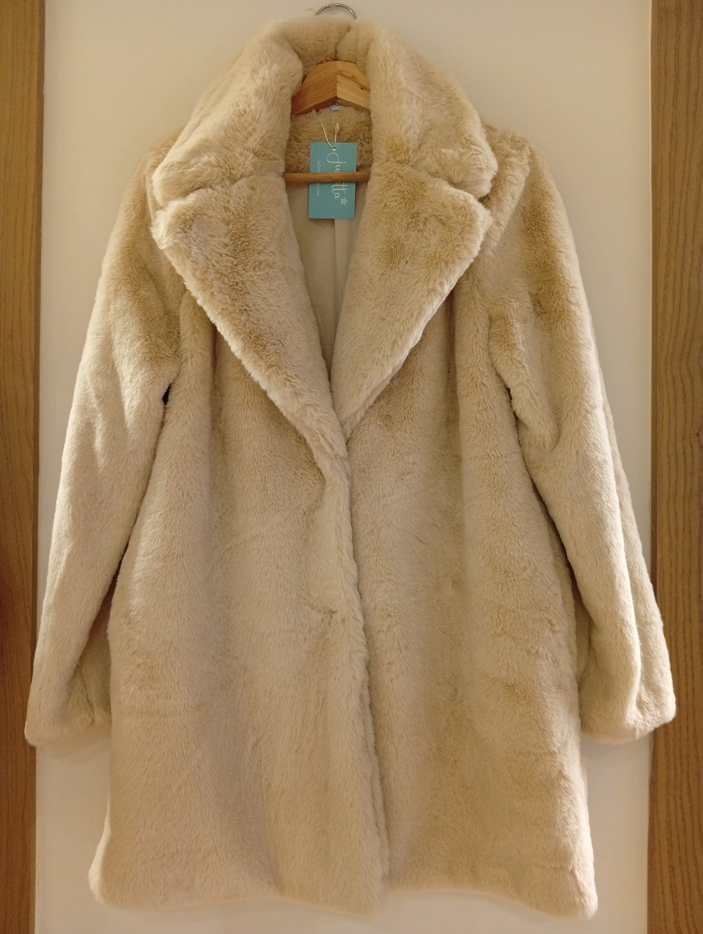 ABRIGO FUR BEIGE