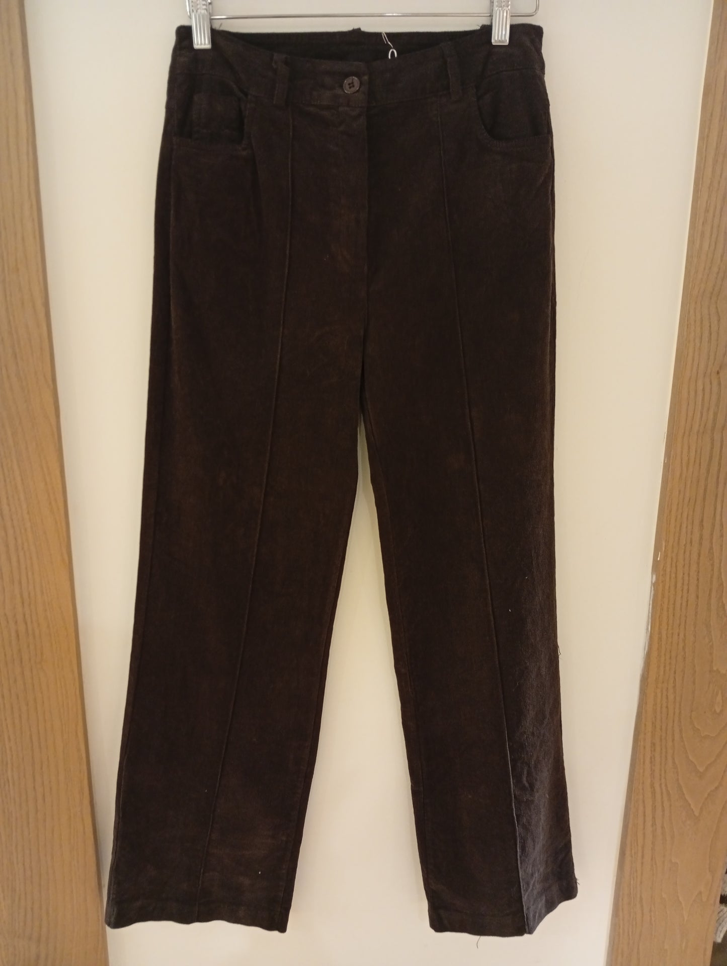 PANTALÓN PANA NEREA marrón chocolate