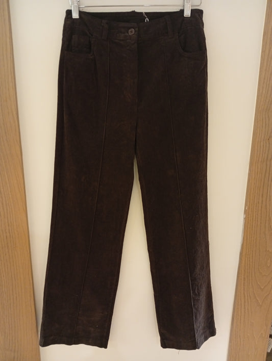 PANTALÓN PANA NEREA marrón chocolate