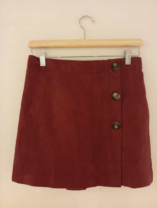 FALDA NOELIA GRANATE