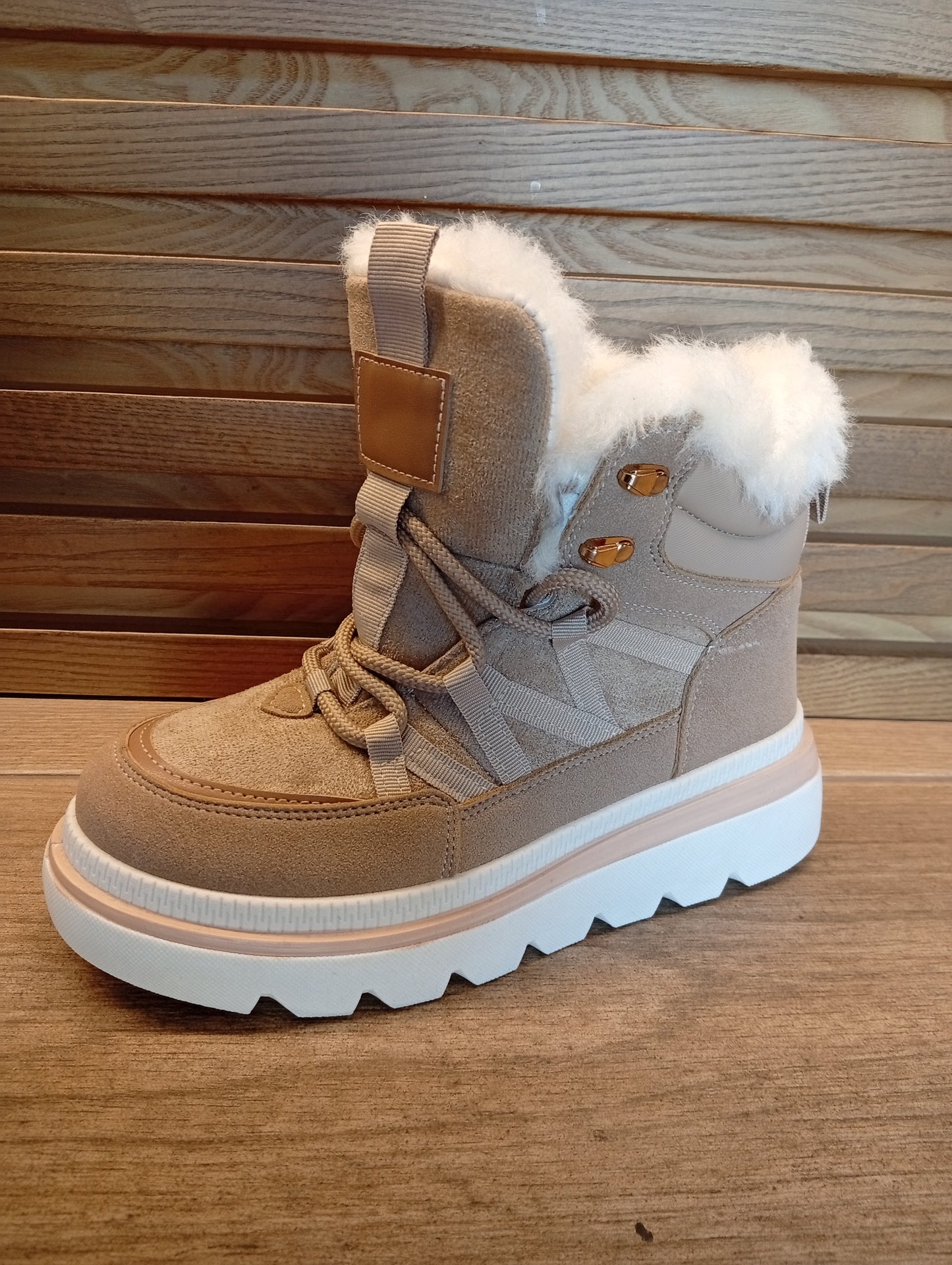 Zapatos Snow beige