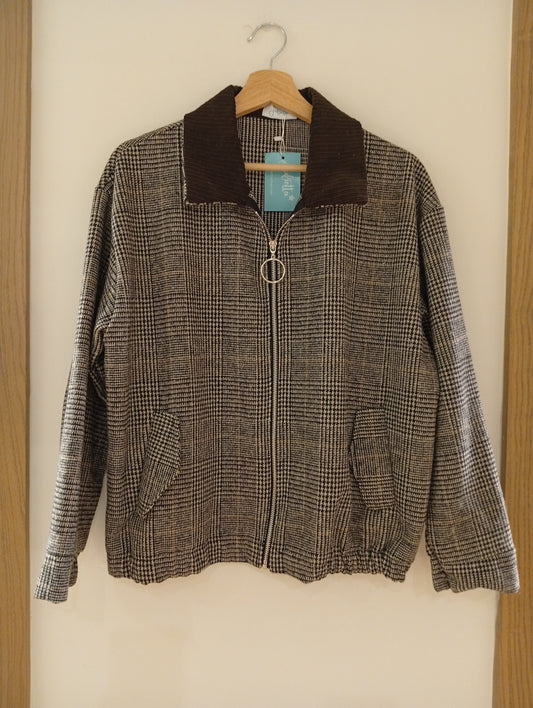 Chaqueta Holly cuadros marrón