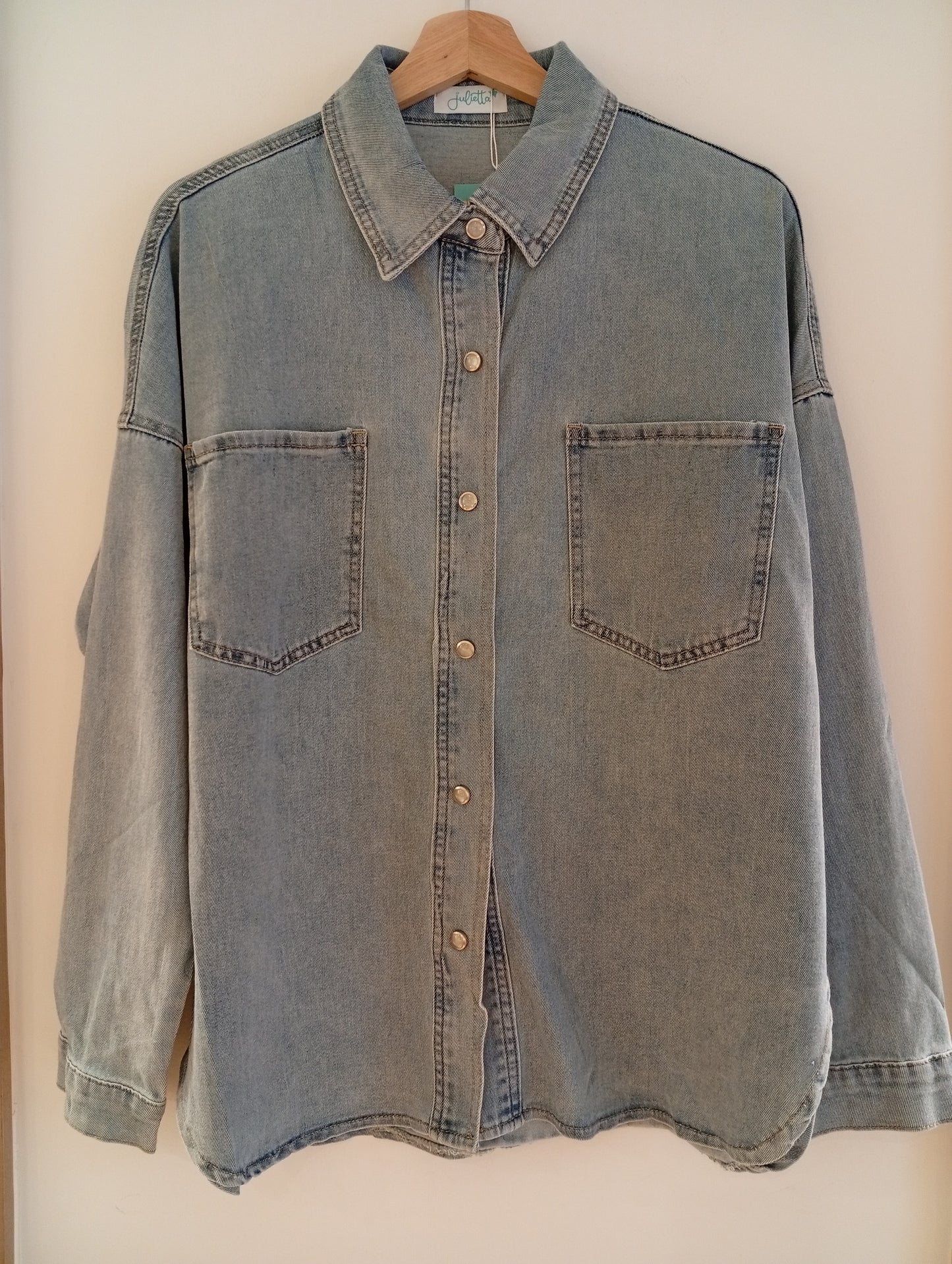 Sobrecamisa Índigo azul