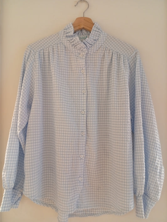 Camisa Azura cuadros azul