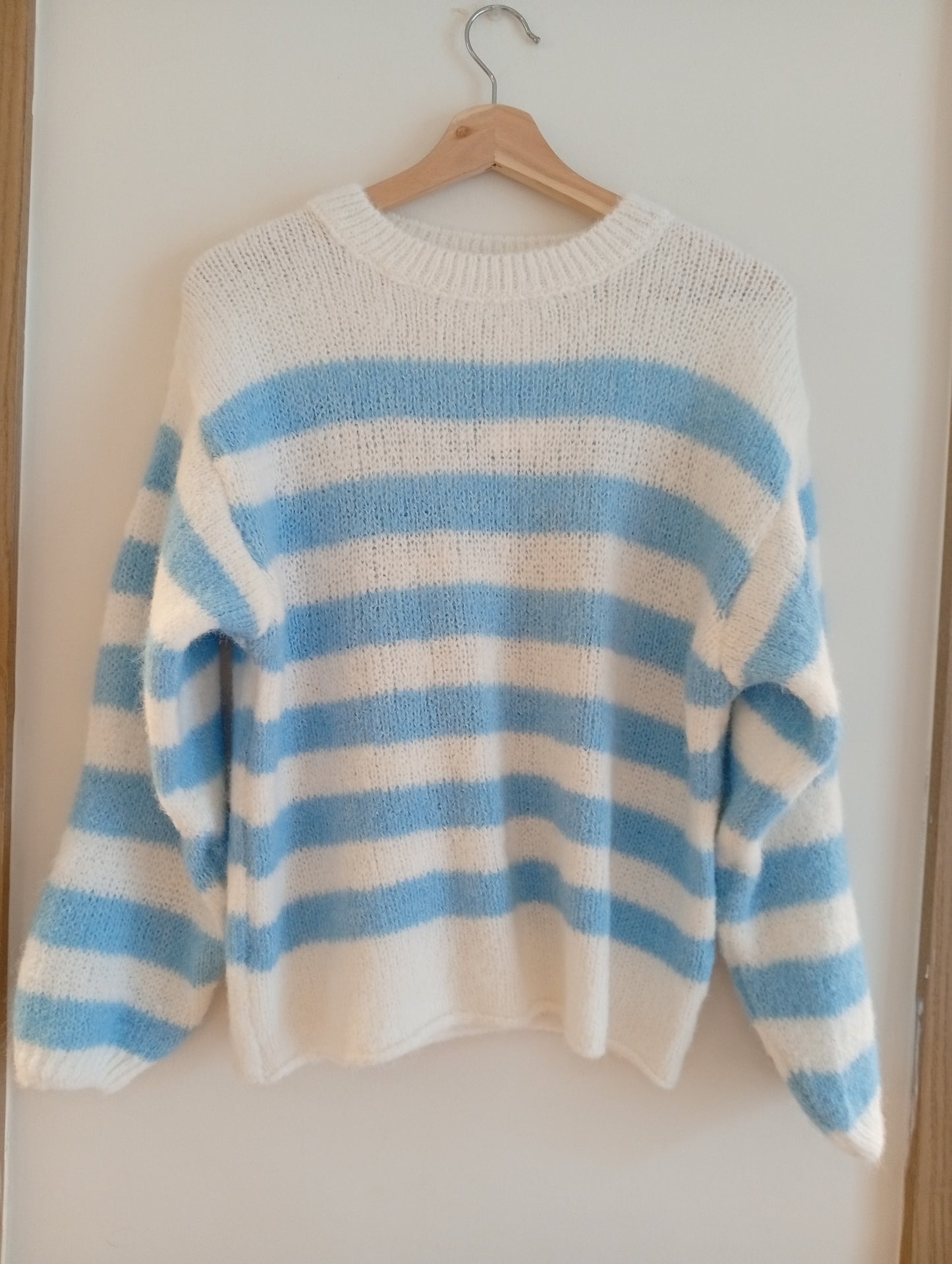 Suéter Iris rayas azul