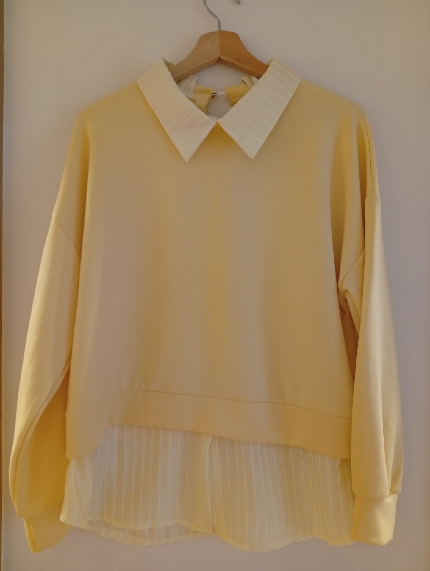 Sudadera Iris amarillo