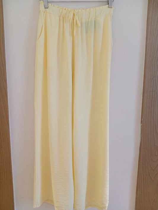 Pantalón Lino Fresh amarillo